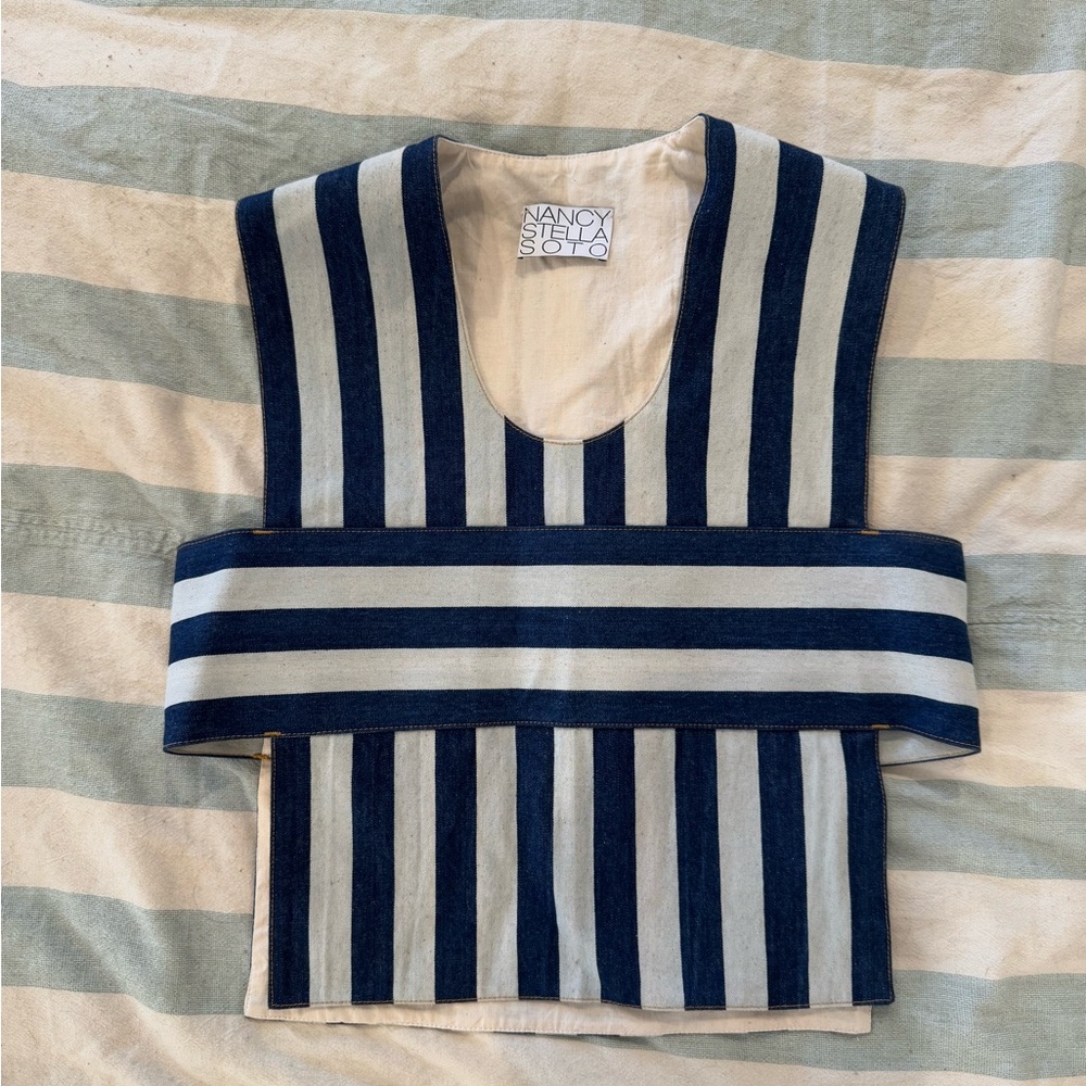 Nancy Stella Soto striped top